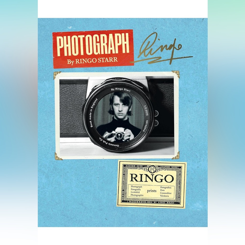 Photograph by Ringo Starr Beatles Hardcover Coffee Table book NEW